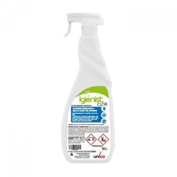 Detergente desinfectante a base de cloro