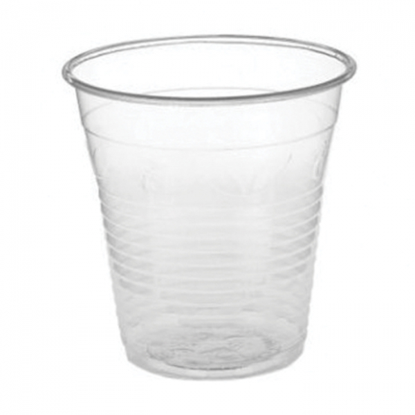 Transparent PLA compostable glasses