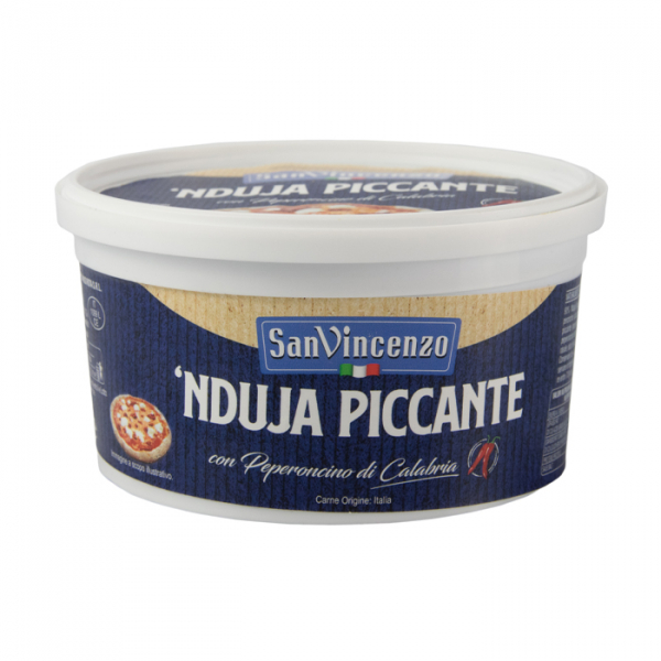 Spicy spreadable nduja with Calabrian pepper