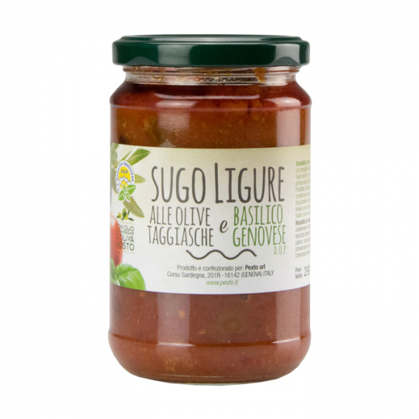 Sauce Ligurienne aux olives taggiasche et basilic génois AOC