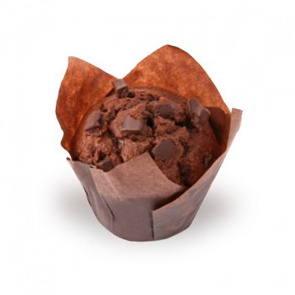 Muffins aux tulipes et au chocolat
